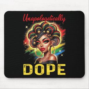 Schwarze Frauen unentschuldbar Medikamente Junetee Mousepad