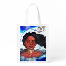 Schwarze Frauen-wiederverwendbare Tasche