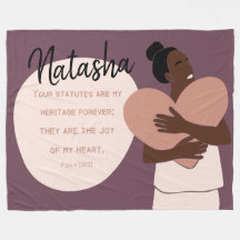 Schwarze Frauenschrift Herz Personalisiert Plum