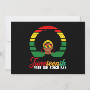 Schwarze Freiheit Free Ish Seit 1865 Juneteenth Einladung