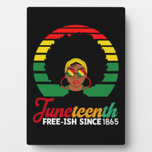 Schwarze Freiheit Free Ish Seit 1865 Juneteenth Fotoplatte