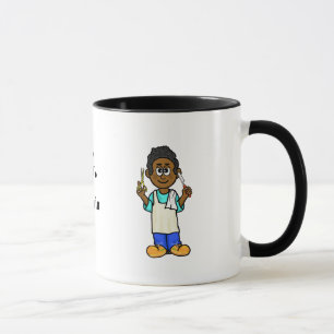 Schwarze Friseur SWAG Tasse