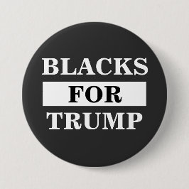 Schwarze für Trump Button