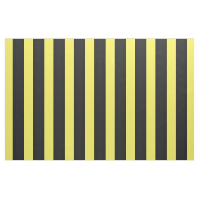 Schwarze/gelbe Honig-Bienen-Farbe Stripes Gewebe Stoff (Yard (91,4 cm))