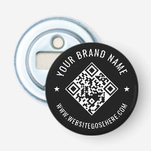 Schwarze Geschäft individuelle QR-Code-Branding-De