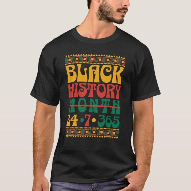 Schwarze Geschichte 247365 T-Shirt (Vorderseite)