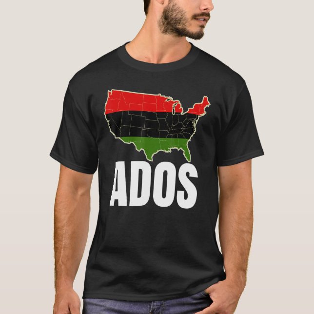 Schwarze Geschichte ADOS T-Shirt (Vorderseite)