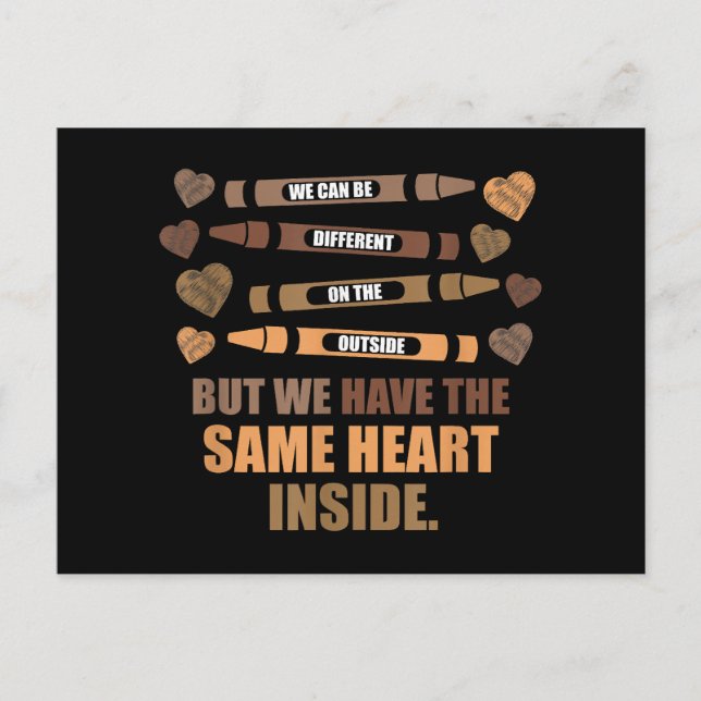 Schwarze Geschichte - Afrika Feiertagspostkarte (Vorderseite)