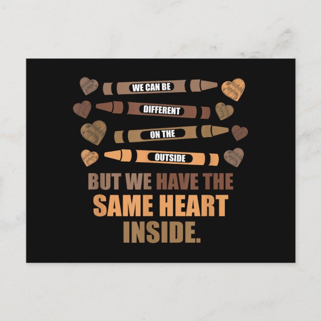 Schwarze Geschichte - Afrika Postkarte (Vorderseite)