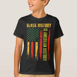 Schwarze Geschichte Amerikanische Geschichte Us-Fl T-Shirt