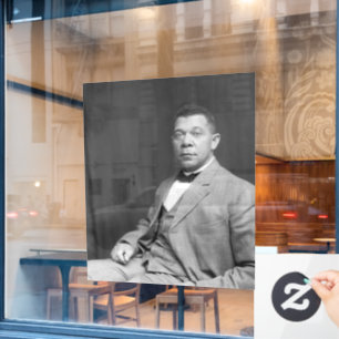 Schwarze Geschichte: Booker T. Washington, Bürgerr Fensteraufkleber
