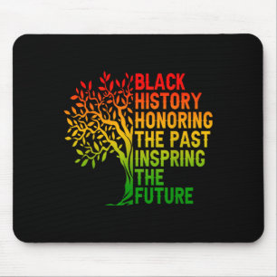 Schwarze Geschichte, die die Vergangenheit afrikan Mousepad
