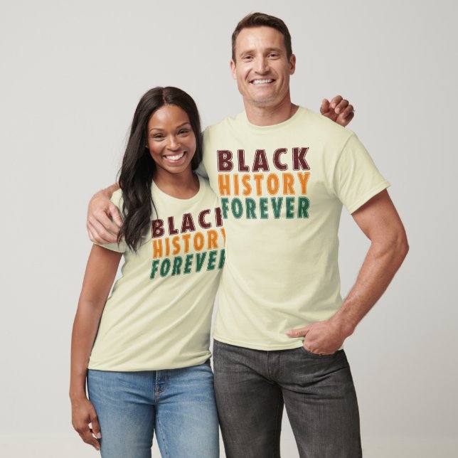Schwarze Geschichte für immer T-Shirt (Unisex)