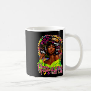 Schwarze Geschichte Gott sagt, du bist Afro Melani Kaffeetasse