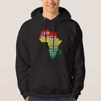 Schwarze Geschichte Ich bin schwarz jeden Monat af Hoodie