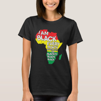 Schwarze Geschichte Ich bin schwarz jeden Monat af T-Shirt