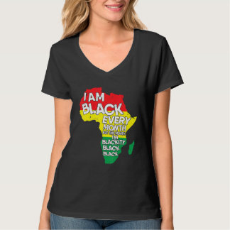 Schwarze Geschichte Ich bin schwarz jeden Monat af T-Shirt
