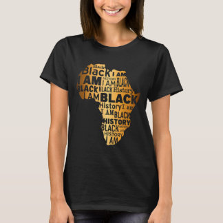 Schwarze Geschichte Ich bin schwarz jeden Monat Af T-Shirt