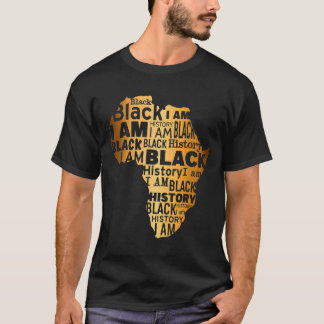 Schwarze Geschichte Ich bin schwarz jeden Monat Af T-Shirt