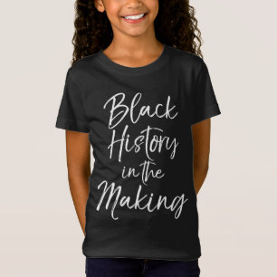 Schwarze Geschichte im Making for Kleinkinder Nied T-Shirt