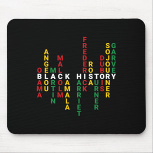 Schwarze Geschichte inspiriert schwarze Führungspe Mousepad