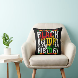 Schwarze Geschichte ist amerikanische Geschichte P Kissen