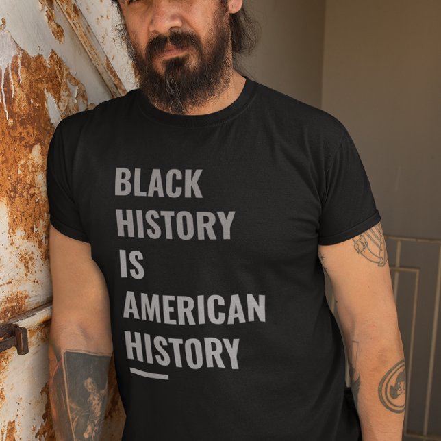 Schwarze Geschichte ist amerikanische Geschichte - Tri-Blend Shirt (Von Creator hochgeladen)