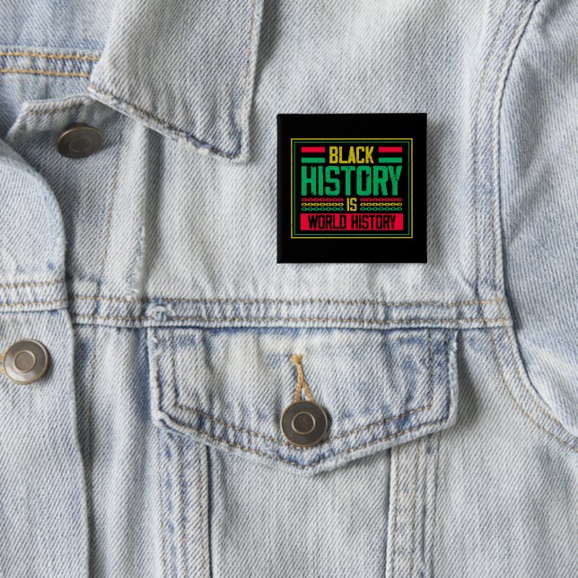 Schwarze Geschichte ist die Welt-HIstory Button (Beispiel)