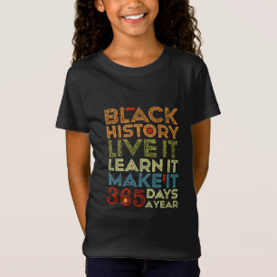 Schwarze Geschichte jeden Tag T-Shirt