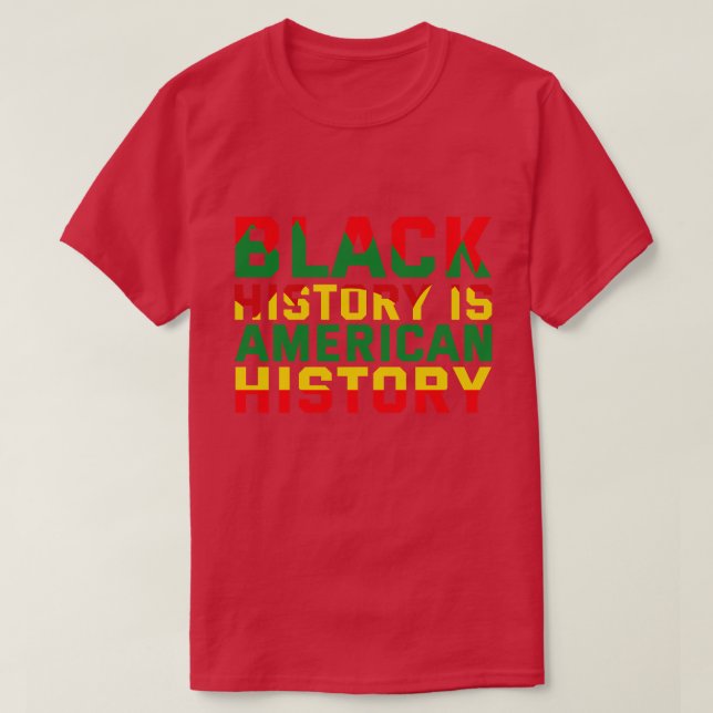Schwarze Geschichte Monat 10 T-Shirt (Design vorne)