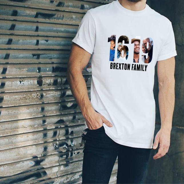 Schwarze Geschichte Monat 1691 Personalisierter Fo T-Shirt (Von Creator hochgeladen)