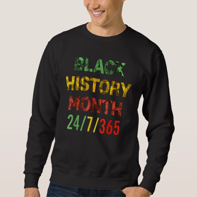 Schwarze Geschichte Monat 2022 Schwarze Geschichte Sweatshirt (Vorderseite)