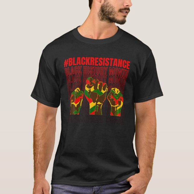 Schwarze Geschichte Monat 2023 T-Shirt (Vorderseite)