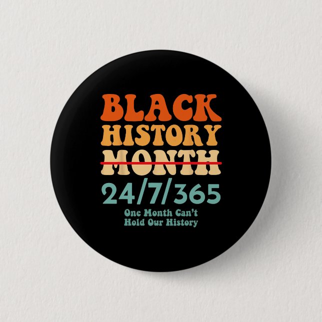 Schwarze Geschichte Monat 2025 Button (Vorderseite)