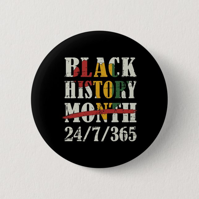 Schwarze Geschichte Monat 247365 Mit afrikanischer Button (Vorderseite)