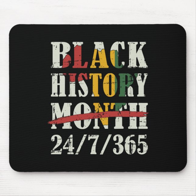 Schwarze Geschichte Monat 247365 mit afrikanischer Mousepad (Vorne)