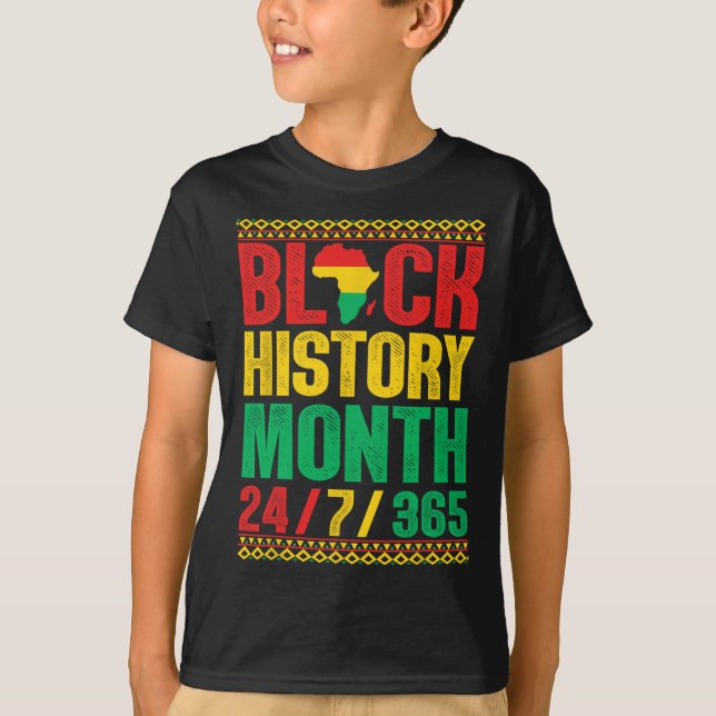 Schwarze Geschichte Monat 247365 Shirt Afrika für  (Vorderseite)