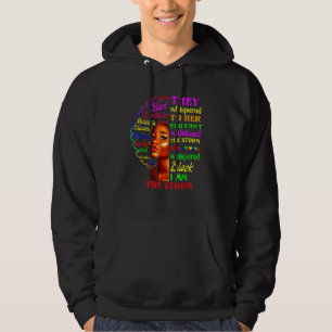 Schwarze Geschichte Monat afrikanische Frau Afro I Hoodie