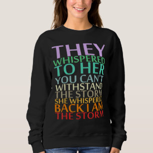 Schwarze Geschichte Monat Afrikanische Frau Afro I Sweatshirt