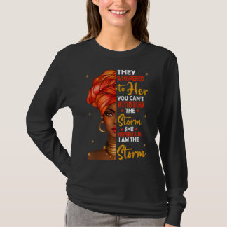 Schwarze Geschichte Monat afrikanische Frau Afro I T-Shirt