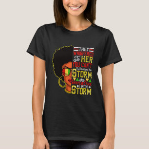 Schwarze Geschichte Monat Afrikanische Frau Afro I T-Shirt