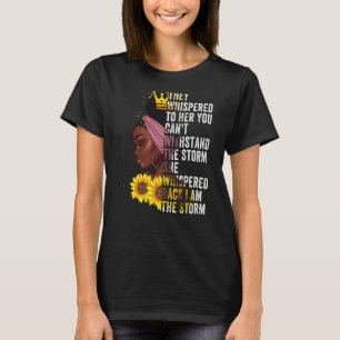 Schwarze Geschichte Monat afrikanische Frau Afro I T-Shirt