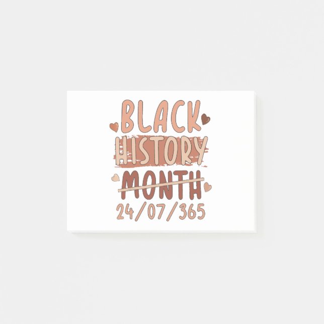 Schwarze Geschichte Monat Afro Melanin Black Women Post-it Klebezettel (Vorderseite)