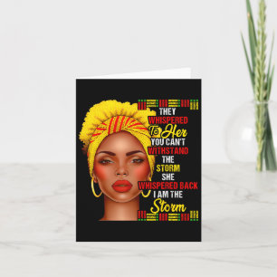 Schwarze Geschichte Monat Afro Schwarze Frauen Mäd Karte