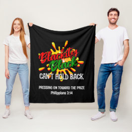 Schwarze Geschichte Monat BLACKITY BLACK KANN NICH Fleecedecke
