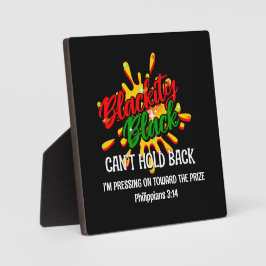 Schwarze Geschichte Monat BLACKITY BLACK KANN NICH Fotoplatte