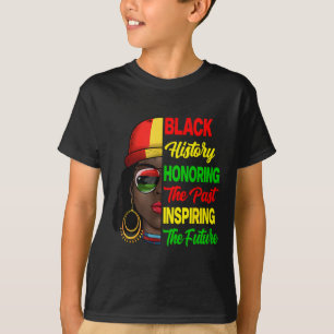 Schwarze Geschichte Monat Ehre Vergangenheit Inspi T-Shirt