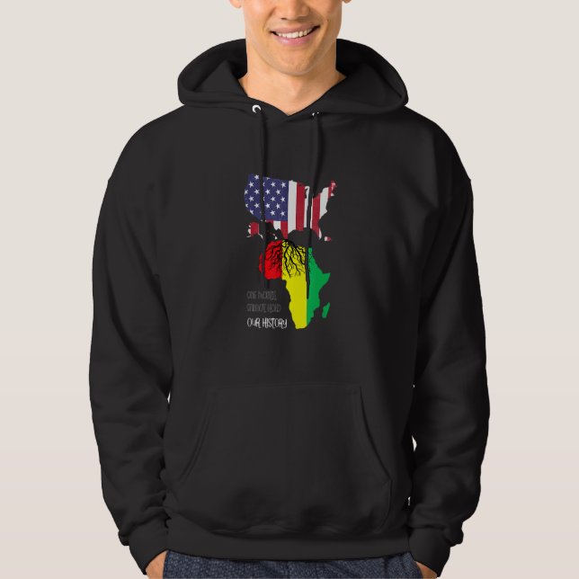 Schwarze Geschichte Monat ein Monat kann unsere Ge Hoodie (Vorderseite)