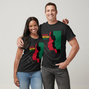 Schwarze Geschichte Monat Fahne der Afroamerikaner T-Shirt