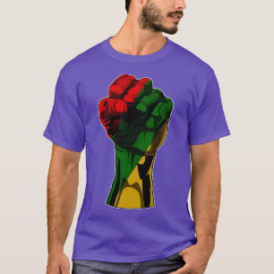 Schwarze Geschichte Monat Faustgeschenk Frauen Män T-Shirt